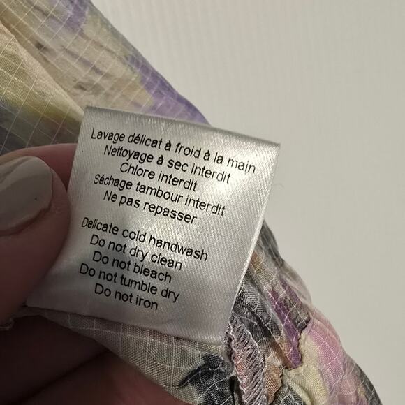 Roseanna Polaroid Technique Paolo Trench Light Coat Multi Color Metallic NEW - Picture 11 of 16